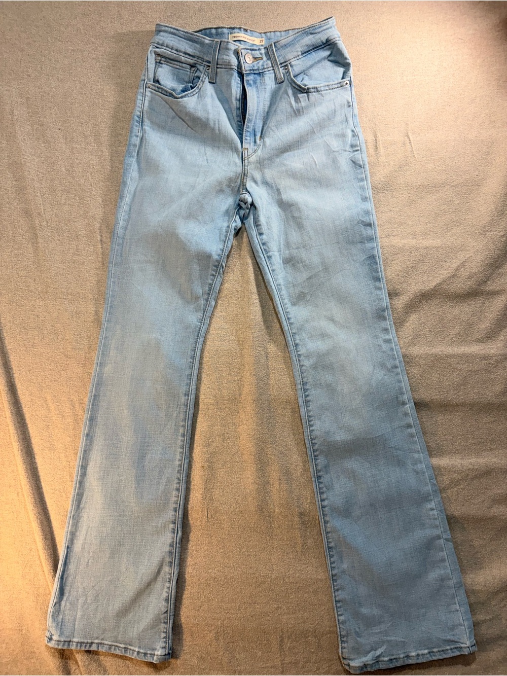 Levi's Women’s Light Blue Flare Jeans - Wide Leg Stretchy